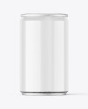 Aluminium Drink Can With Glossy Finish Mockup