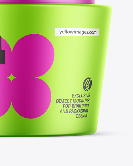 Metallic Jar Mockup
