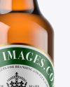 Amber Glass Beer Bottle Mockup
