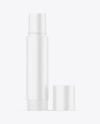 Matte Lip Balm Tube Mockup