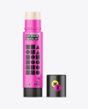 Matte Lip Balm Tube Mockup