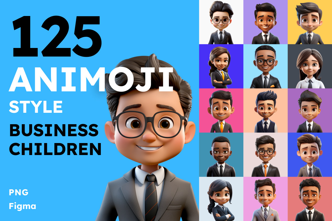 125 Animoji - Business Children