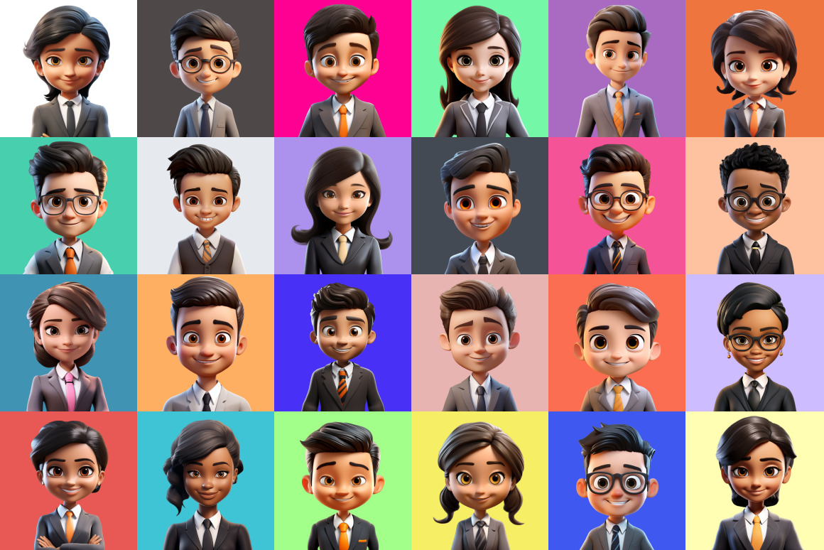 125 Animoji - Business Children