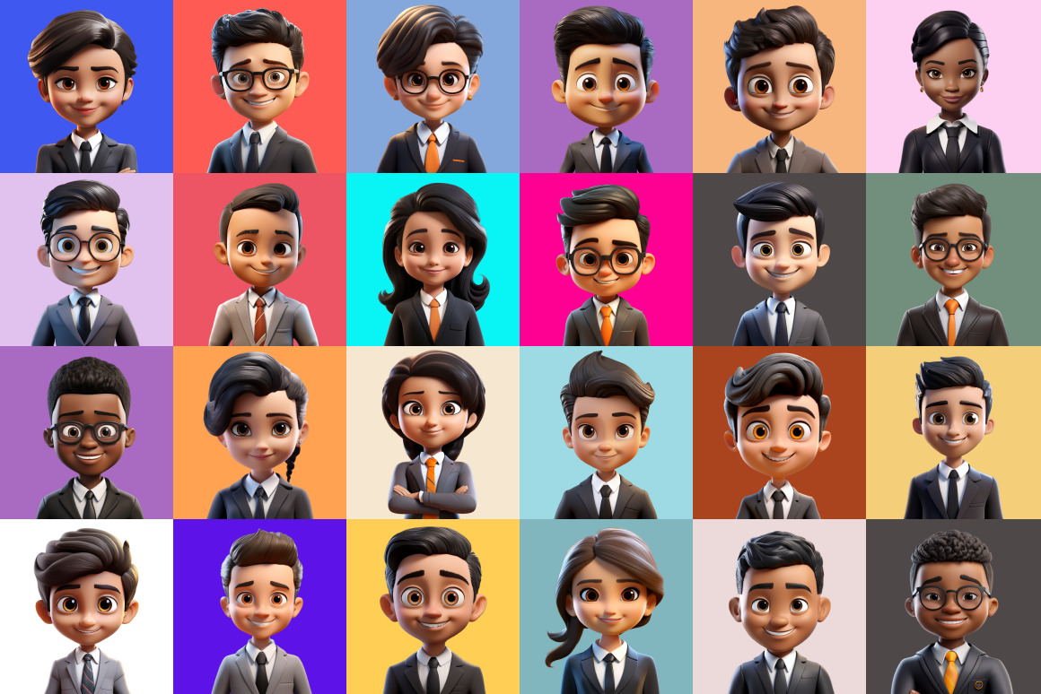 125 Animoji - Business Children