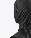 Women's Sport Hijab Mockup - Back Half Side View