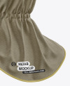 Women's Sport Hijab Mockup - Back Half Side View