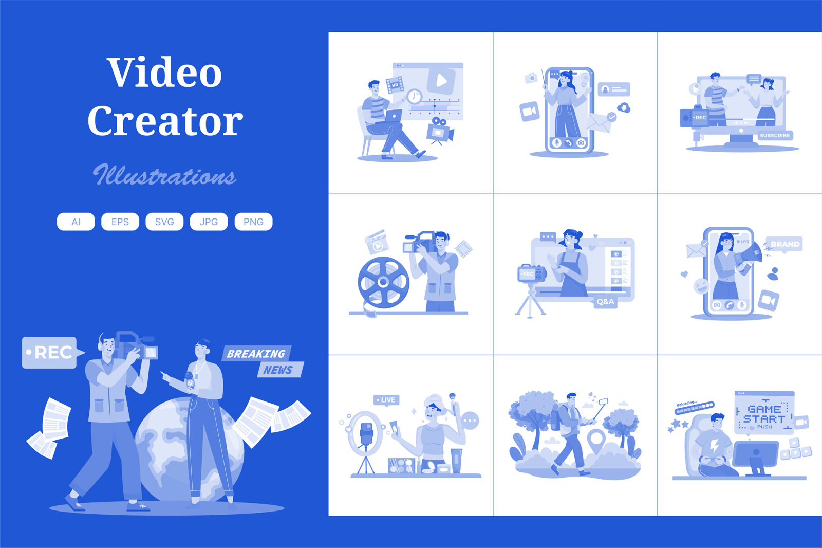 M714_Video Creator Illustration_Part 01