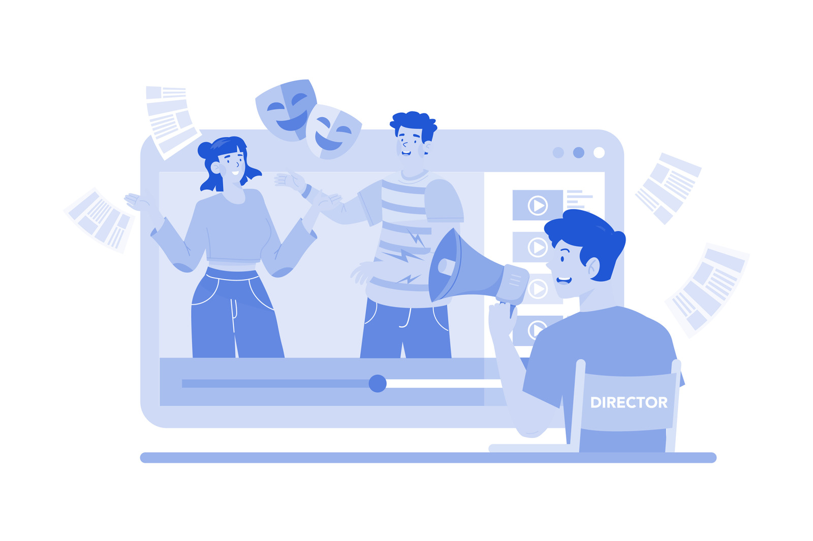 M714_Video Creator Illustration_Part 02 M714_Video Creator Illustration_Part 02
