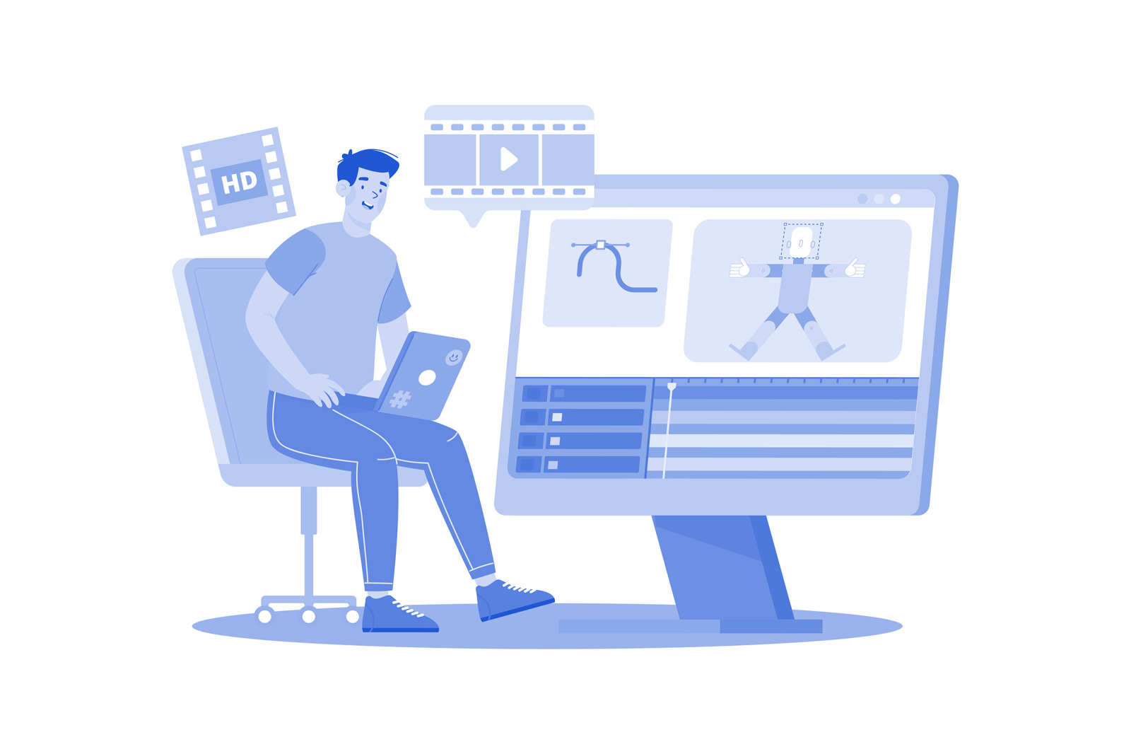 M714_Video Creator Illustration_Part 02 M714_Video Creator Illustration_Part 02