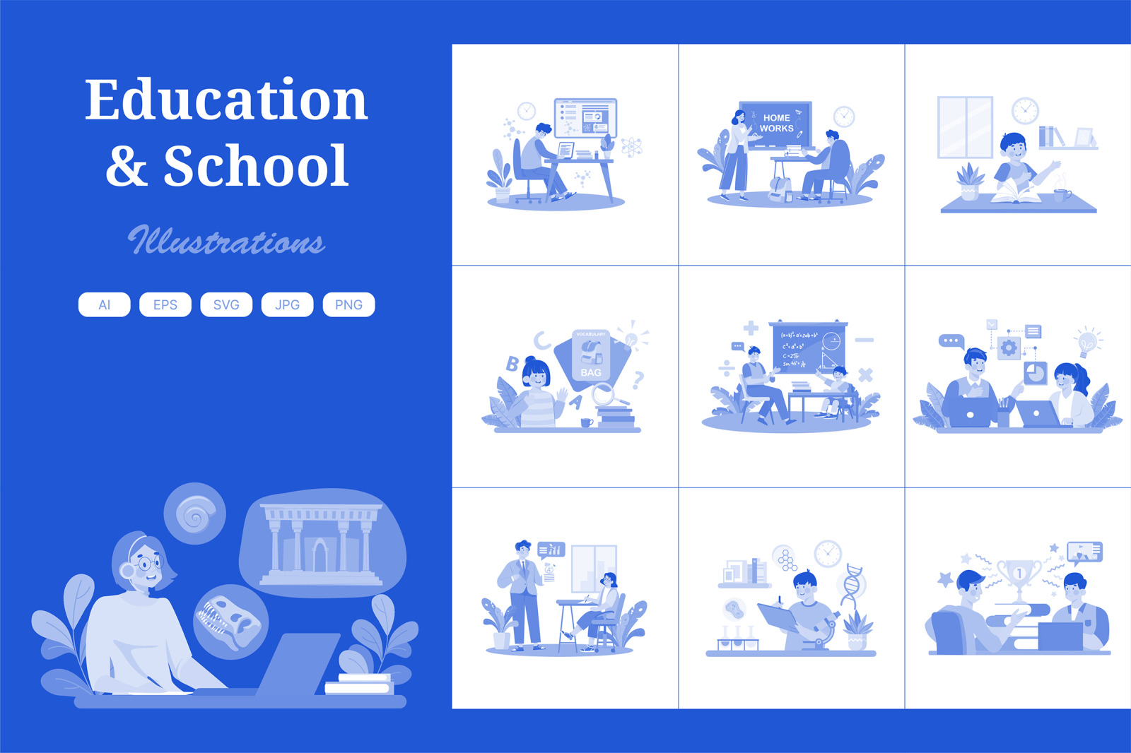 M712_School &amp; Education Illustration_Part 01