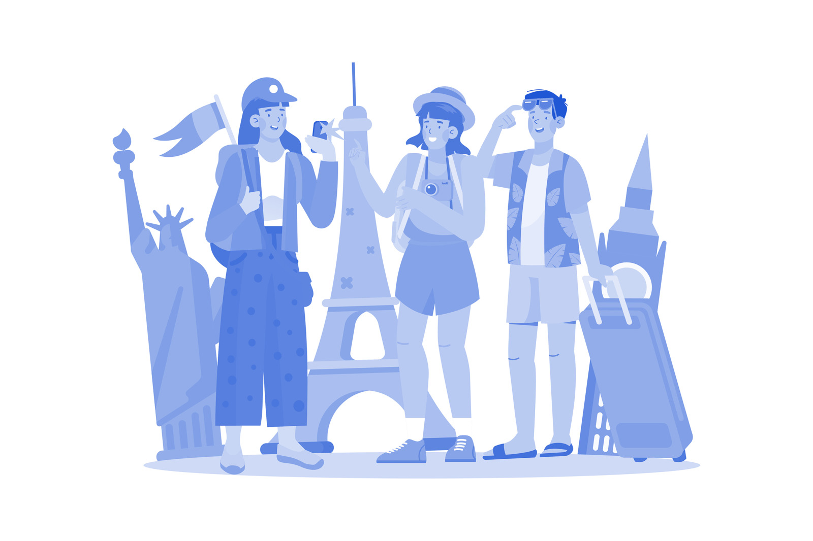 M711_Travel & Vacation Illustration_Part 01 M711_Travel & Vacation Illustration_Part 01