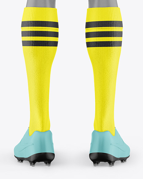 Soccer Kit w/ Mannequin Mockup - Back View