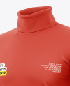 Men's Turtle Neck Jumpers - Half Side View