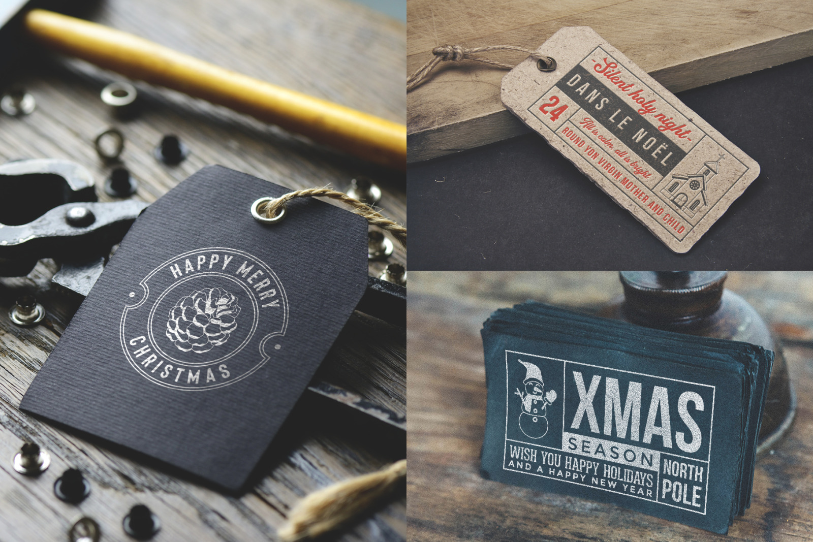 50 Retro Modern Christmas Logos 50 Retro Modern Christmas Logos