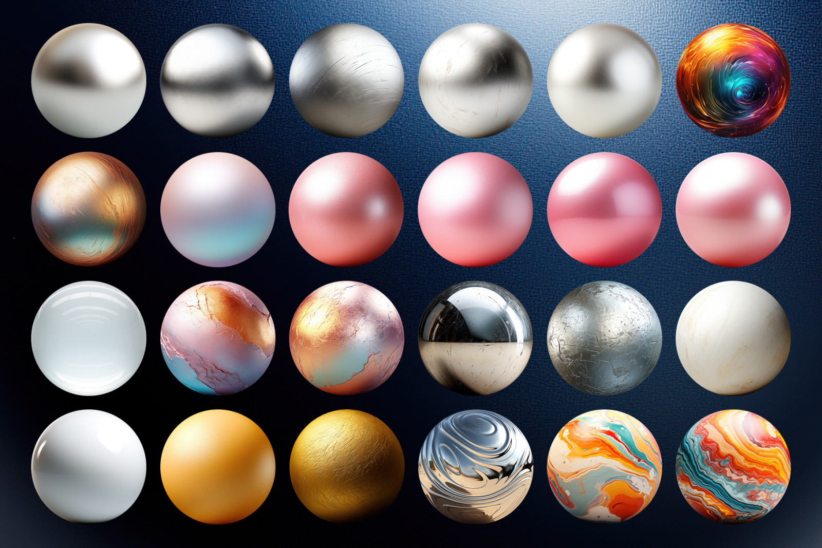 100 Spheres - High-res PNGs Vol.2