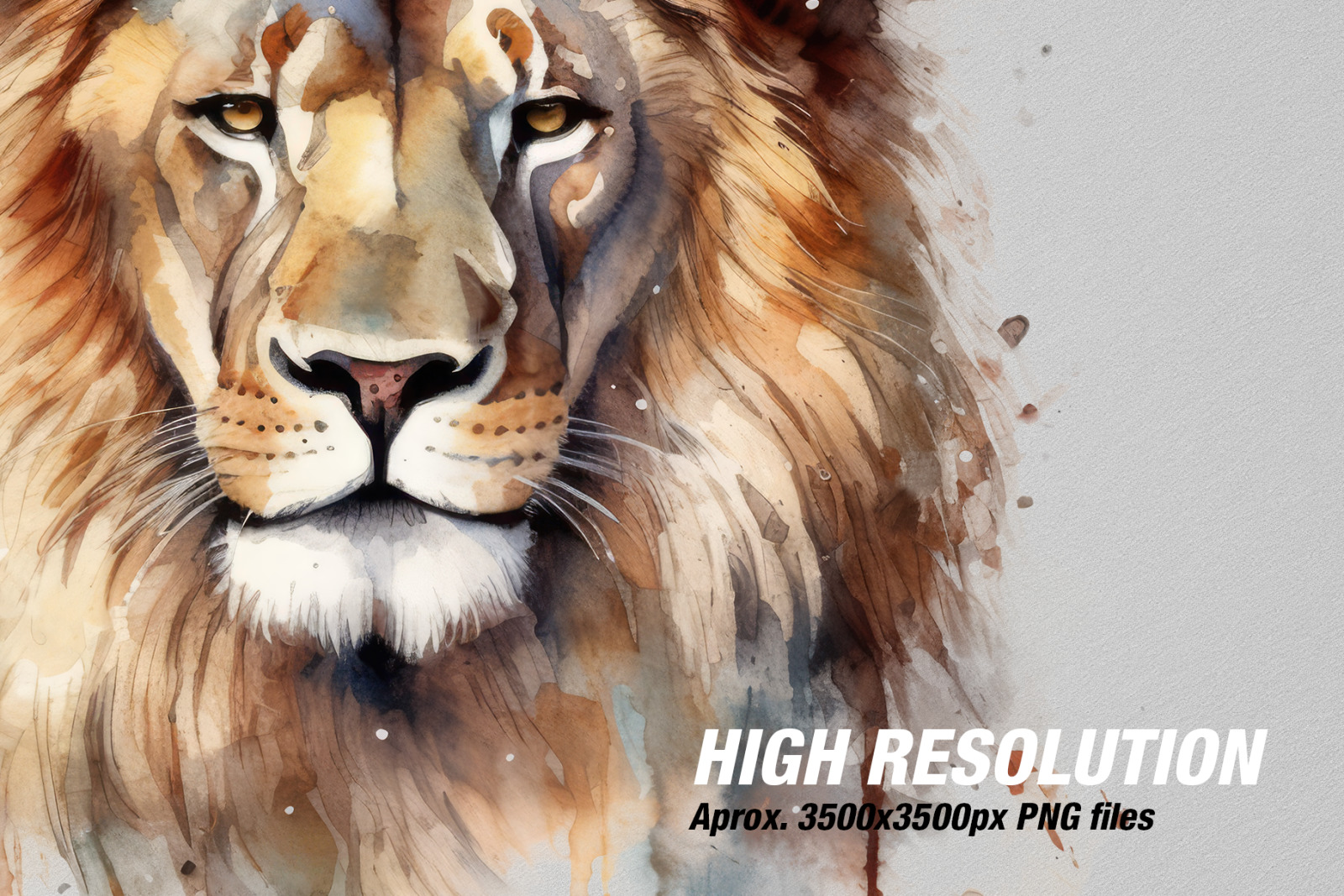 100 Watercolor Animal Portraits