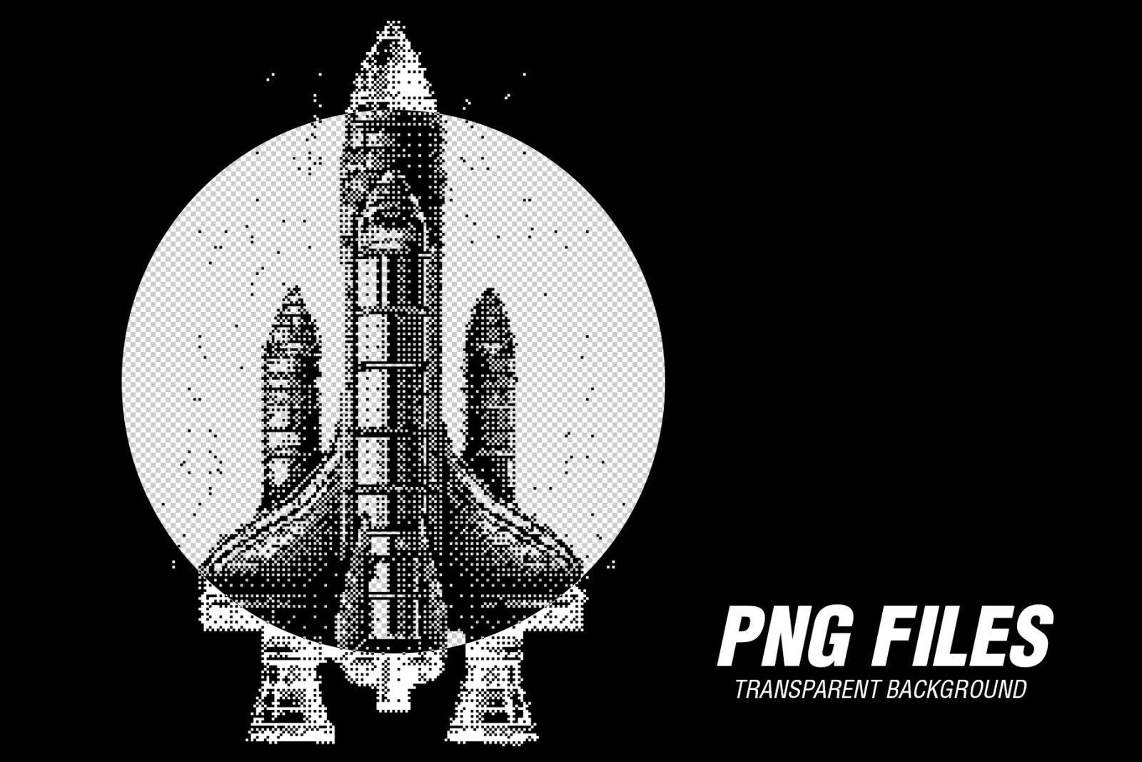 70 Space Bitmap Dither Vector & PNG 70 Space Bitmap Dither Vector & PNG