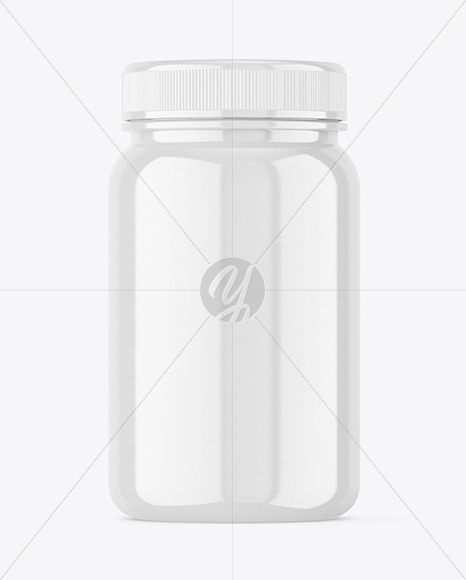 Glossy Jar Mockup