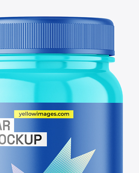 Glossy Jar Mockup