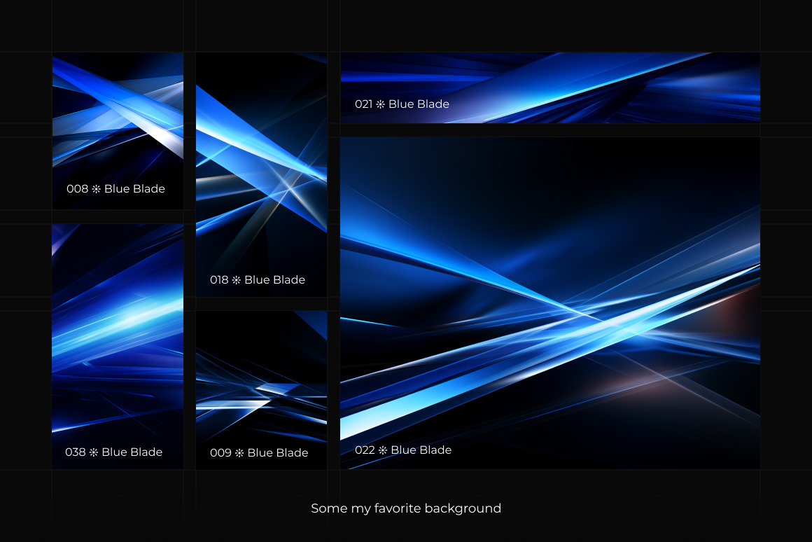 Blue Blade ❊ Background Set Blue Blade ❊ Background Set