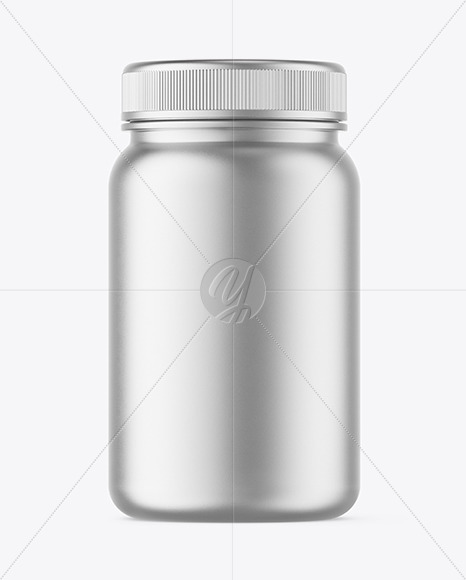 Metallic Jar Mockup