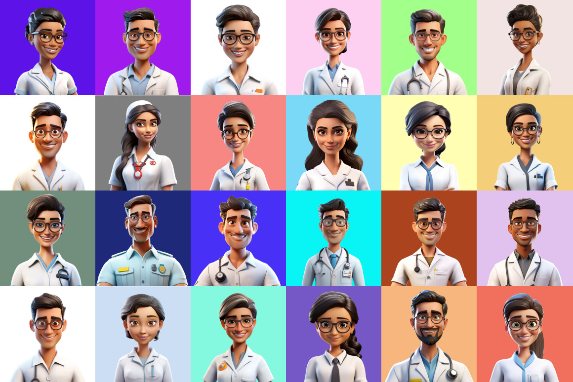 125 Animoji - Doctors