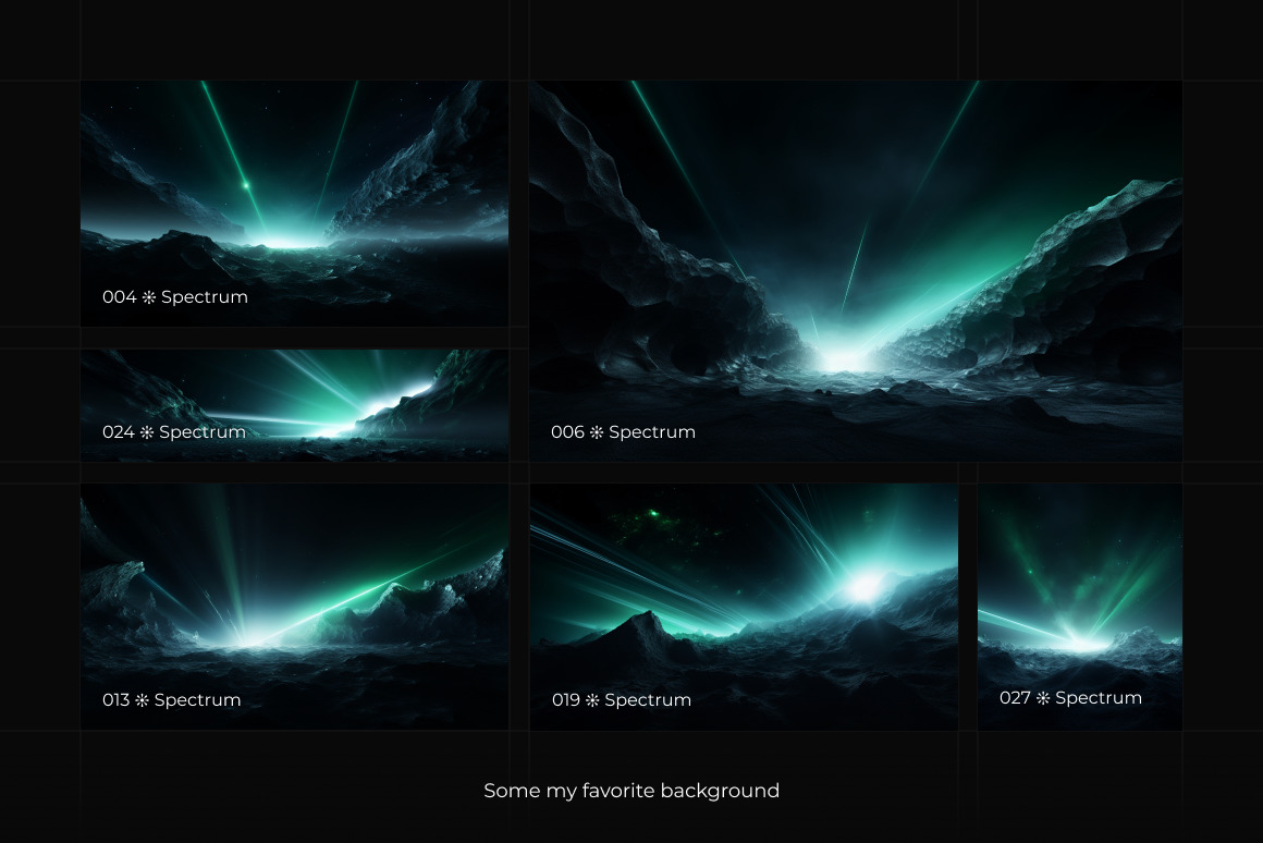 Spectrum ❊ Background Set Spectrum ❊ Background Set
