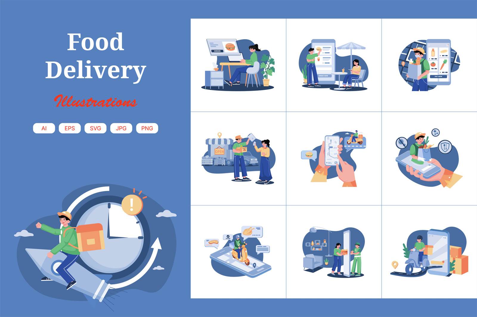 M449_Food Delivery Illustrations