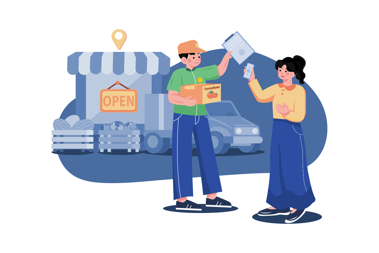 M449_Food Delivery Illustrations