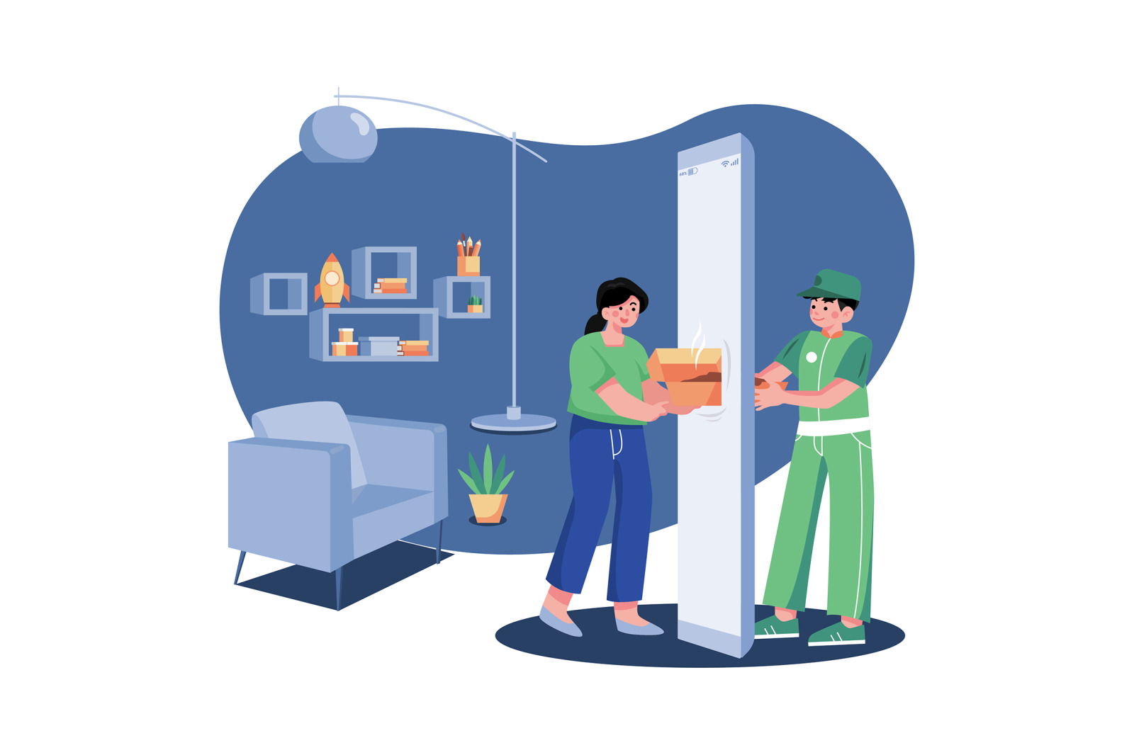 M449_Food Delivery Illustrations