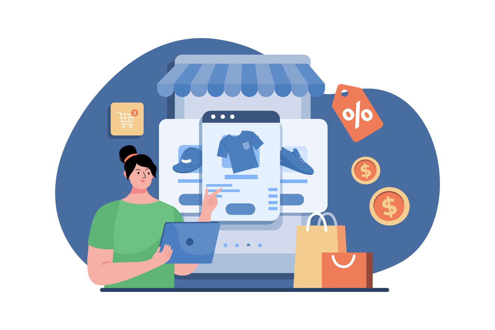 M446_Digital Marketing Illustration Pack M446_Digital Marketing Illustration Pack