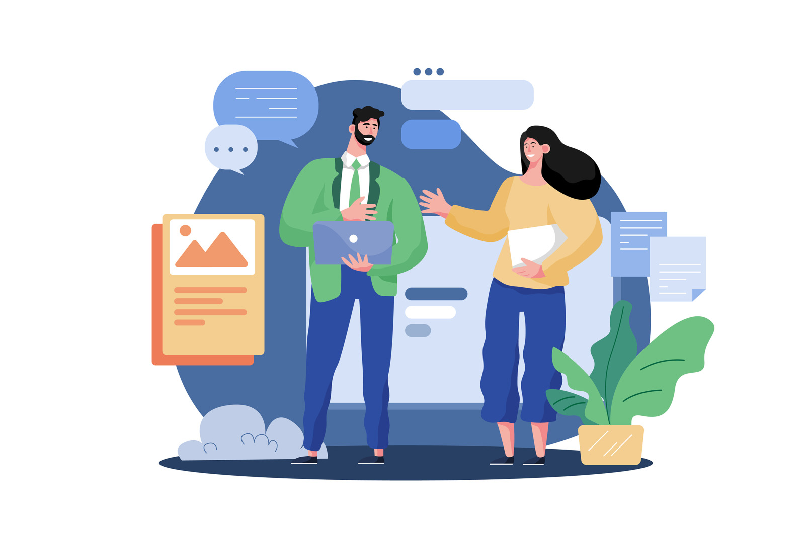 M446_Digital Marketing Illustration Pack M446_Digital Marketing Illustration Pack