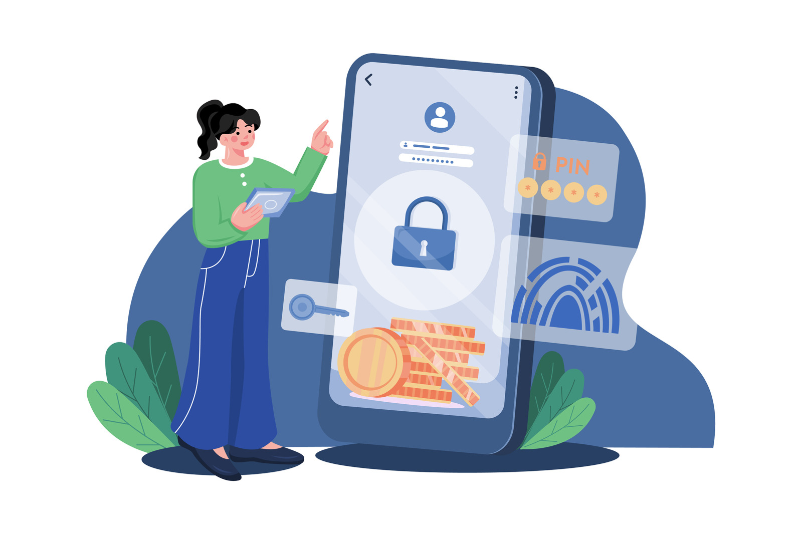 M437_Cryptocurrency Illustration Pack M437_Cryptocurrency Illustration Pack
