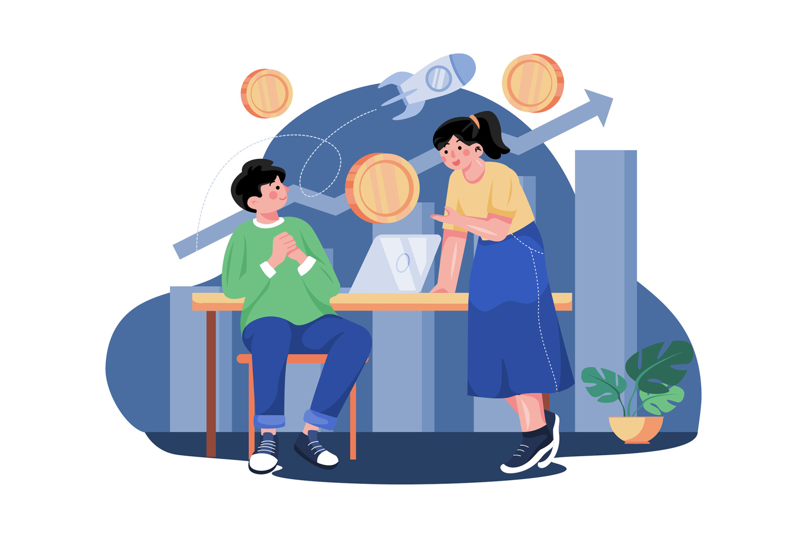 M437_Cryptocurrency Illustration Pack M437_Cryptocurrency Illustration Pack