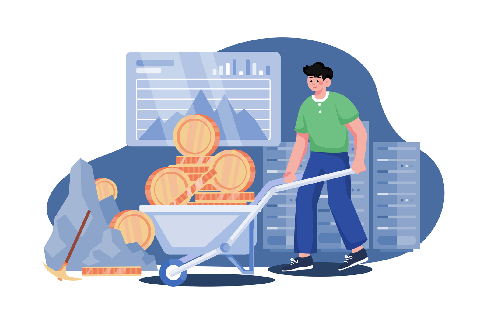 M437_Cryptocurrency Illustration Pack M437_Cryptocurrency Illustration Pack
