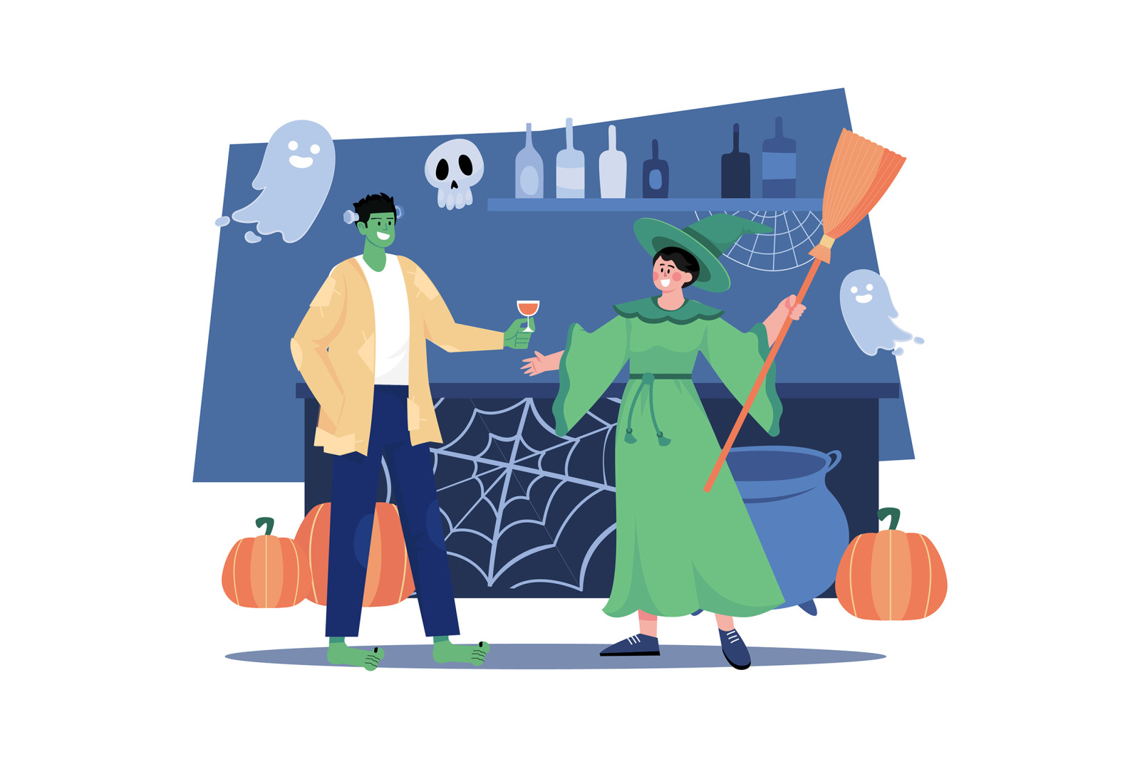 M538_ Halloween Illustration Pack