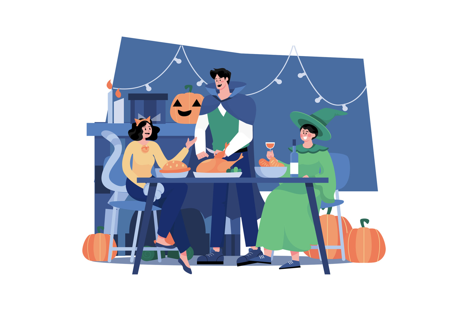 M538_ Halloween Illustration Pack