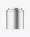 Metallic Tea Tin Can Mockup