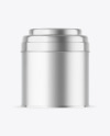 Matte Metallic Tea Tin Can Mockup