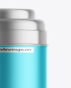 Matte Metallic Tea Tin Can Mockup