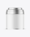 Matte Tea Tin Can Mockup