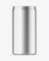 Metallic Drink Can Mockup