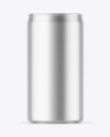 Matte Metallic Drink Can Mockup