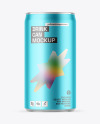 Matte Metallic Drink Can Mockup