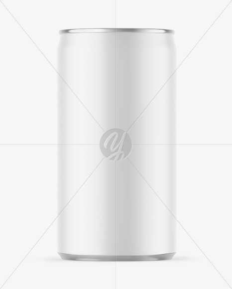 Matte Drink Can Mockup