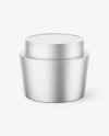 Metallic Cosmetic Jar Mockup Metallic Cosmetic Jar Mockup