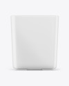 Matte Plastic Dustbin Mockup