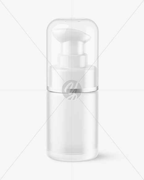 Frosted Cosmetic Bottle Mockup