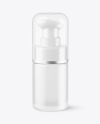 Frosted Cosmetic Bottle Mockup