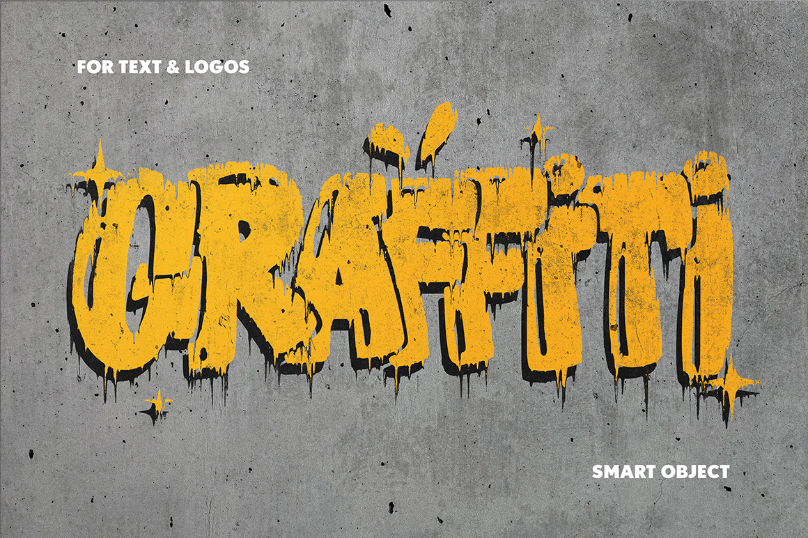 Bold Graffiti Text & Logo Effect Bold Graffiti Text & Logo Effect
